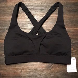 New Lululemon Stash It All Bra Black Size 4